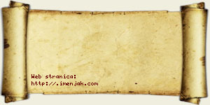 Jasmina Mijailović vizit kartica